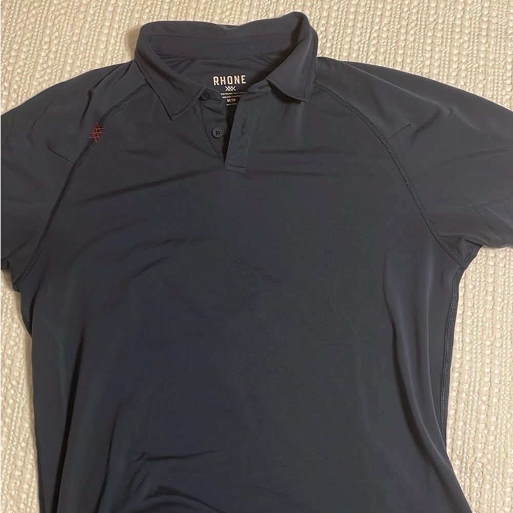 Rhone Delta Pique Polo - Navy - Medium
